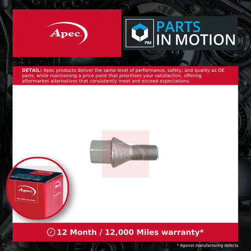 Wheel bolt stud nut - wheel, fits