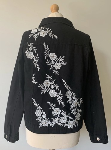 Denim jacket reworked - denim,