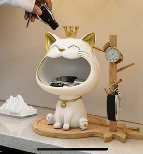 Large lucky cat statue - large,