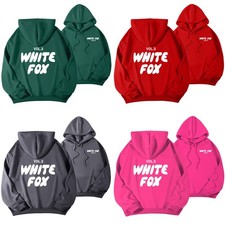 White girls foxes - white, hoodies
