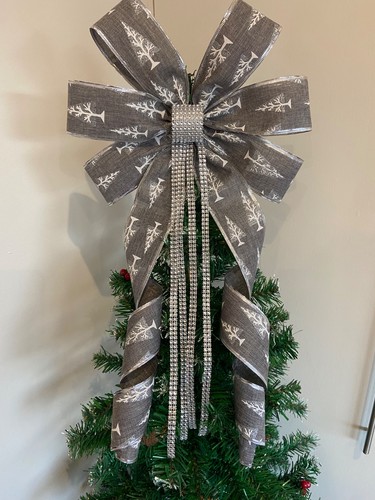 Grey silver white christmas - white,