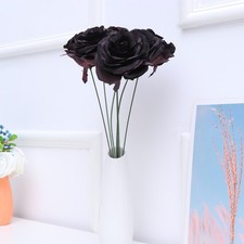  Faux Roses Black Flowers