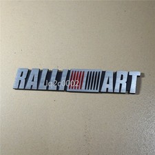 1x Big Matte Silver RALLI ART