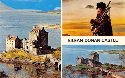 Eilean donan castle - eilean, piper