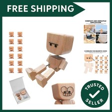 Shaking Wooden Man Figurine