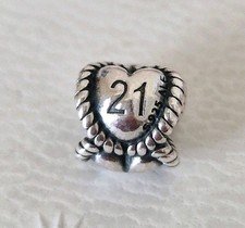Genuine Pandora 21st Birthday Charm