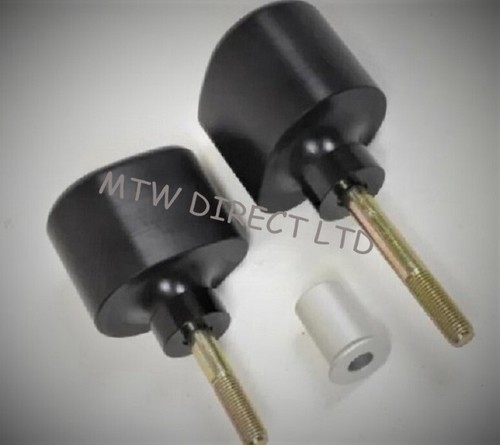 Black aero crash bobbins - r&g,