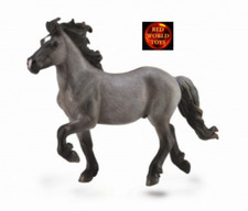 Icelandic Pony Stallion Blue Dun Horse Toy Model Figure by CollectA 88826 New