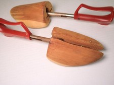 Vintage Pair of  Wooden Cedar