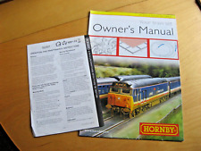 hornby owners manual & maintenance instructions