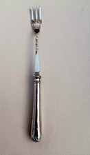 Sterling silver handled pickle - silver,