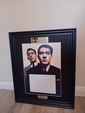 the krays Ron Kray signed Hand