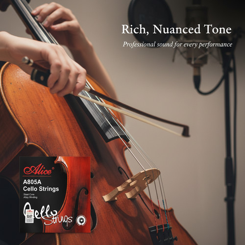 Cello strings set steel - steel, core