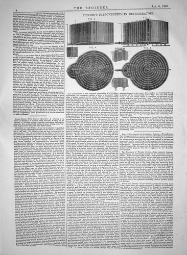 Antique print engineering 1865 - engineering,