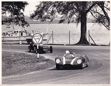 LOTUS SEVEN CAR No.31, REG No.SU 8487 , BEHIND CAR No.19, PERIOD PHOTOGRAPH.