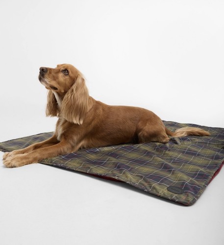 Barbour green tartan dog - green,