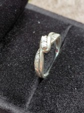 9ct white gold diamond - 9ct,