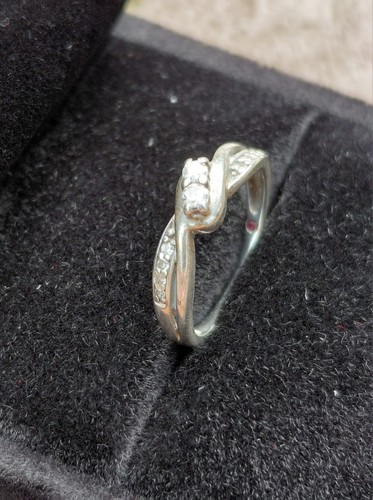 9ct white gold diamond - 9ct,