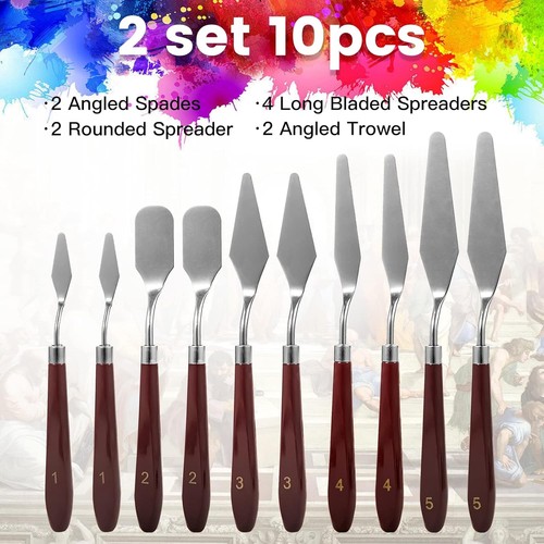 10pcs palette knife stainless - 10pcs, knife,