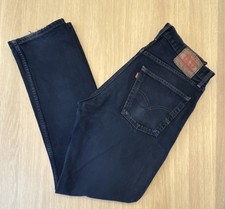 Vintage 2002 Levis 521 02 Jeans Mens W34 L33 Dark Blue Dark Wash Issues