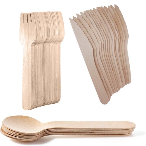 Wooden forks spoons - forks,, knives