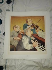 "Musicians" Beryl Cook SIGNED