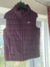 Girls Burgundy Trespass (Coldheart) Body-warmer  Age 7/8 Years.