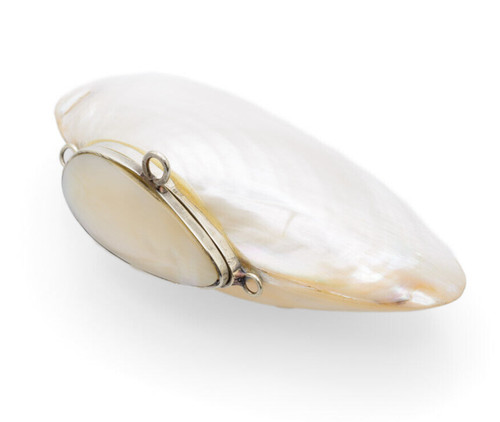 Antique mother pearl shell - mother,