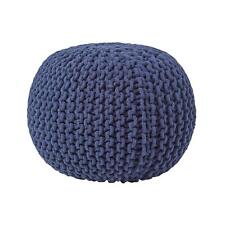 Cotton Knitted Pouffe &
