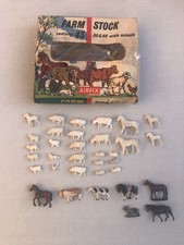 Vintage Airfix OO/HO Unpainted Farm Stock Figures & Others (Painted) Boxed