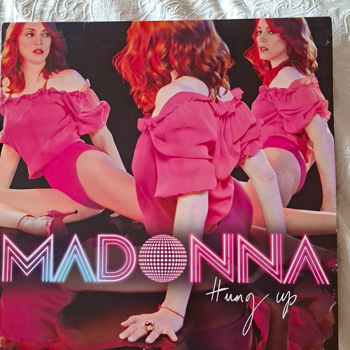 Madonna hung vinyl record - hung, up