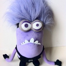 Despicable Me Purple Evil Minions Cartoon Plush Toy Doll For Kids And Collectors