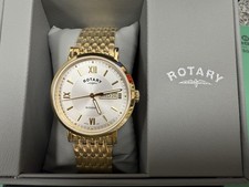 New Gents Rotary Windsor day-date on Gold Plated Watch GB05303/09 *BNWB*