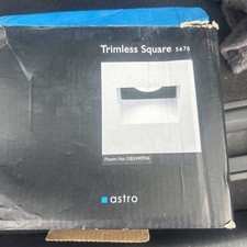 Astro 5670 Trimless 230v IP65 Fixed Square Fire Rated Downlight Black  -New