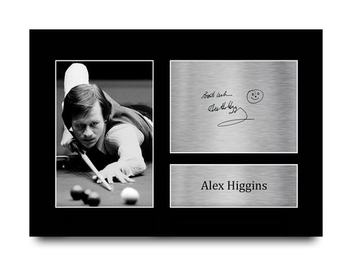 Alex higgins signed snooker - alex,