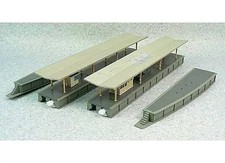 N Gauge Island Platform Set for Railway Layout