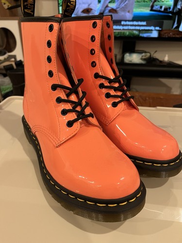 Martens coral combat - coral, boots