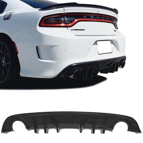 Rear bumper lip spoiler - rear,