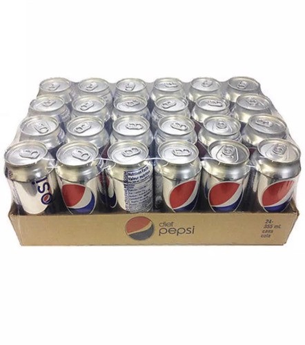 Crate cans diet pepsi - 1,