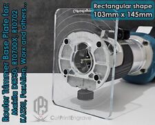 Rectangular Router Base Plate For Makita DRT50 RT0700X RT0702 KATSU 103x145mm