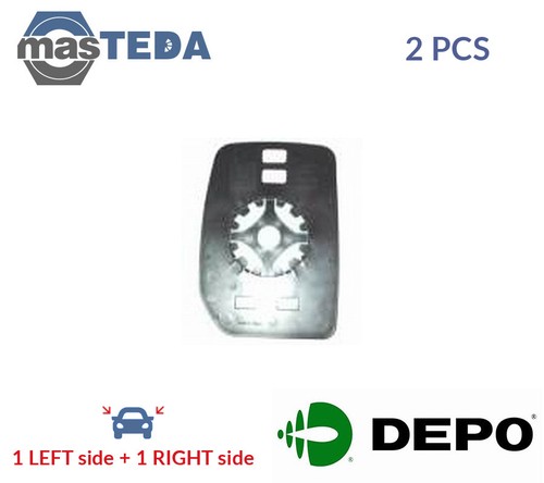 1244g03 rear view mirror glass - view,