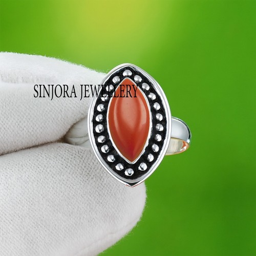 Coral gemstone 925 sterling - gemstone,