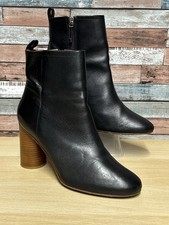 Whistles Black Leather  Zip Up