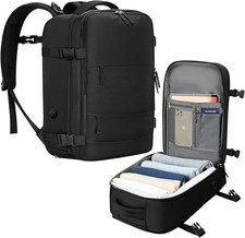 Samfolk 20L Cabin Bags for Ryanair, Travel Backpack Undrseat 40x20x25cm ,Black