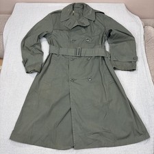 Vintage Military Raincoat Mens