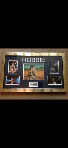 Robbie williams autographed - robbie,
