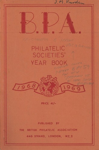 Philatelic societies - b.p.a.,