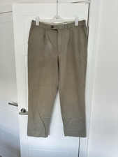 Men’s Oakman Beige Cotton Chinos Waist 36 Inches 