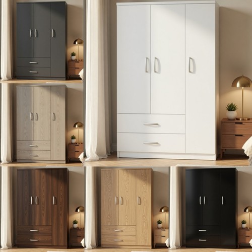 Assembled door wardrobe with - door,