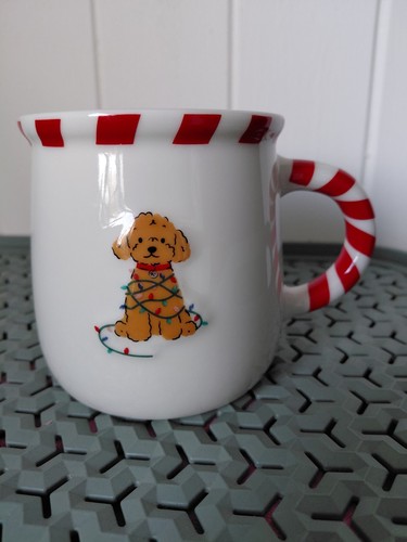 Ringtons christmas dog - dog, mug